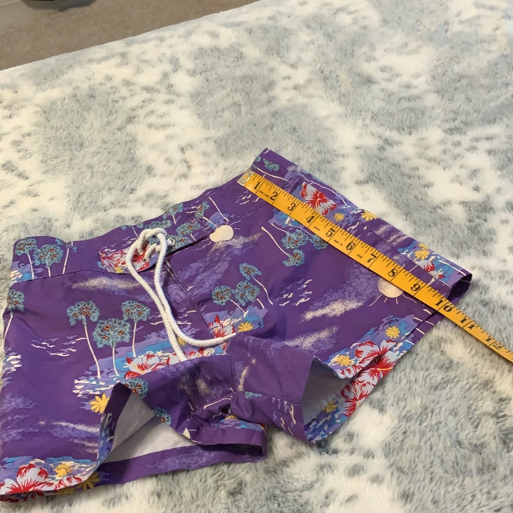 Adorable‎ Purple Swim Shorts size 7/8 - Picture 3 of 6